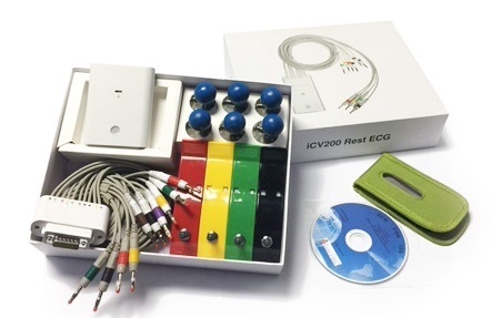 Kit del electrocardiógrafo iCV200 BLE